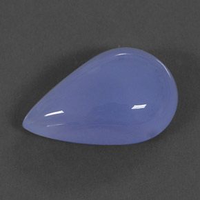 Calcedonia azul natural de 23,58 ct, transparente, transparente / translúcido