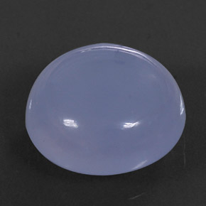 Calcedonia azul natural de 8,58 ct, transparente, transparente / translúcido