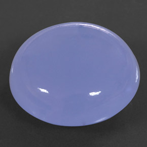 Calcedonia azul natural de 25,46 ct, transparente, transparente / translúcido