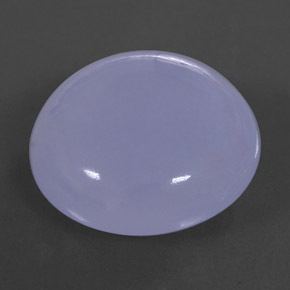 Calcedonia azul natural de 30,37 ct, transparente, transparente / translúcido
