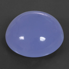 Calcedonia azul natural de 46,38 ct, transparente, transparente / translúcido
