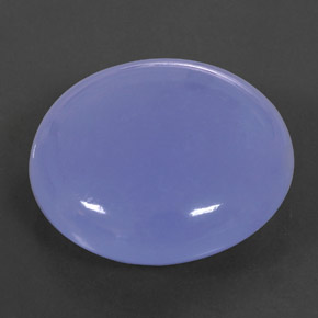 Calcedonia azul natural de 38,12 ct, transparente, transparente / translúcido