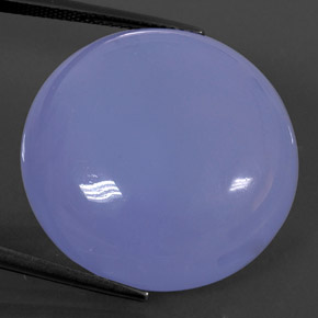 Calcedonia azul natural de 47,14 ct, transparente, transparente / translúcido