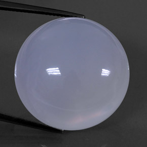 Calcedonia azul natural de 50,66 ct, transparente, transparente / translúcido