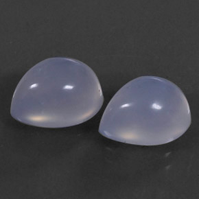 Gemas de calcedonia azul natural de  ct, transparente, transparente / translúcido