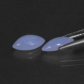 Gemas de Calcedonia Azul lavanda natural de  ct, Transparente, Transparente / Translúcido