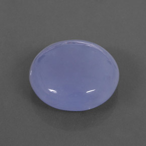 Calcedonia azul natural de 16,85 ct, transparente, transparente / translúcido