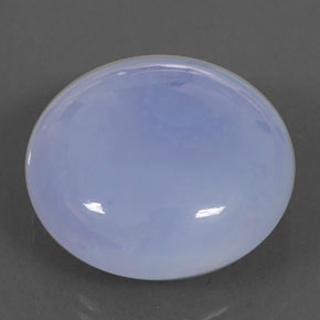 Calcedonia azul natural de 28,22 ct, transparente, transparente / translúcido
