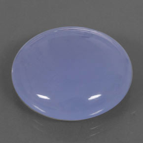 Calcedonia azul natural de 38,66 ct, transparente, transparente / translúcido