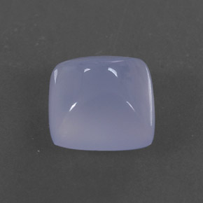 Calcedonia azul lavanda natural de 2,33 ct, transparente, transparente / translúcido