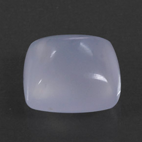 Calcedonia azul natural de 3,05 ct, transparente, transparente / translúcido