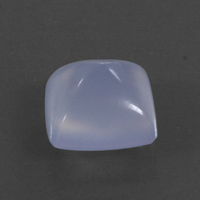 Calcedonia azul natural de 3,17 ct, transparente, transparente / translúcido