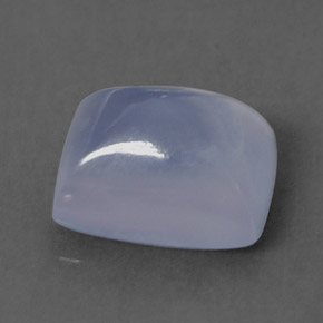 Calcedonia Azul lavanda natural de 1.92 ct, Corte Cojín, Transparente
