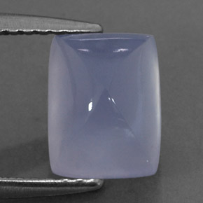Calcedonia Azul lavanda natural de 1.92 ct, Corte Cojín, Transparente