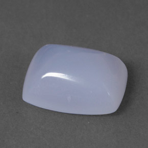 Calcedonia azul natural de 2,06 ct, transparente, transparente / translúcido