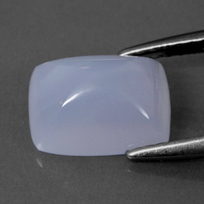 Calcedonia azul natural de 2,06 ct, transparente, transparente / translúcido