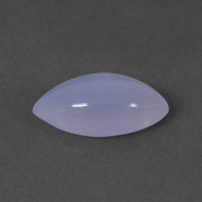 Calcedonia azul natural de 1,66 ct, transparente, transparente / translúcido