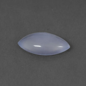 Calcedonia azul natural de 1,12 ct, marquesa, transparente