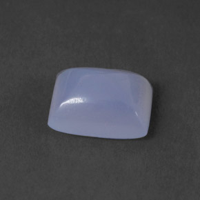 Calcedonia azul natural de 1,69 ct, transparente, transparente / translúcido