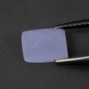 Calcedonia azul natural de 1,69 ct, transparente, transparente / translúcido