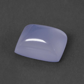 Calcedonia azul natural de 1,75 ct, transparente, transparente / translúcido