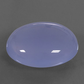 Calcedonia azul natural de 32,08 ct, transparente, transparente / translúcido