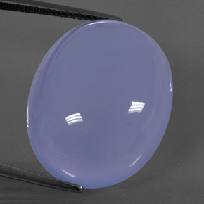 Calcedonia azul natural de 32,08 ct, transparente, transparente / translúcido