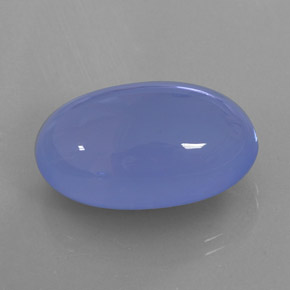 Calcedonia azul natural de 21,57 ct, transparente, transparente / translúcido