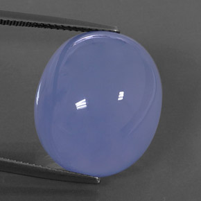 Calcedonia azul natural de 27,24 ct, transparente, transparente / translúcido