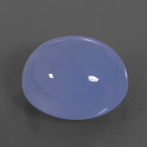 Calcedonia azul natural de 27,24 ct, transparente, transparente / translúcido