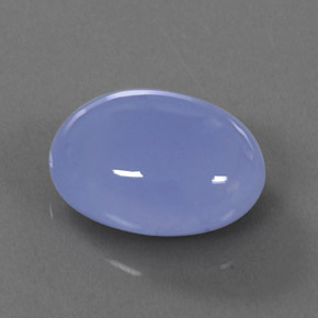 Calcedonia azul natural de 14,78 ct, transparente, transparente / translúcido