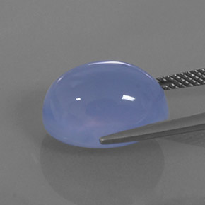 Calcedonia azul natural de 11,03 ct, transparente, transparente / translúcido