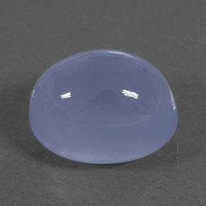 Calcedonia azul natural de 9,52 ct, transparente, transparente / translúcido