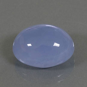 Calcedonia azul natural de 10,84 ct, transparente, transparente / translúcido