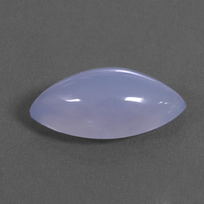 Calcedonia azul natural de 3,55 ct, transparente, transparente / translúcido