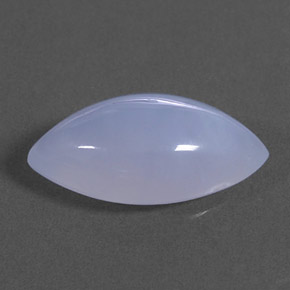 Calcedonia azul natural de 2,97 ct, transparente, transparente / translúcido