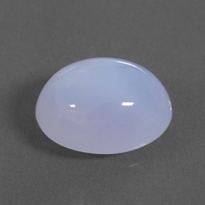 Calcedonia azul natural de 3,63 ct, transparente, transparente / translúcido