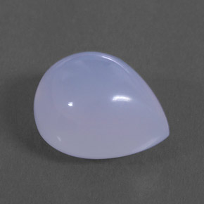Calcedonia azul natural de 4,31 ct, transparente, transparente / translúcido