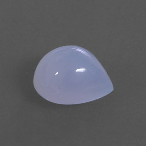 Calcedonia azul natural de 4,74 ct, transparente, transparente / translúcido