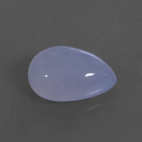Calcedonia azul natural de 4,92 ct, transparente, transparente / translúcido
