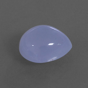 Calcedonia azul natural de 6,48 ct, transparente, transparente / translúcido