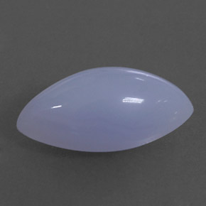 Calcedonia azul natural de 3,15 ct, transparente, transparente / translúcido