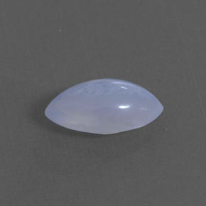 Calcedonia azul natural de 1,90 ct, transparente, transparente / translúcido