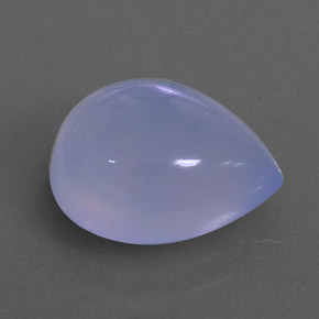 Calcedonia azul natural de 3,53 ct, transparente, transparente / translúcido