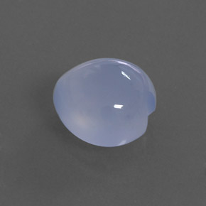 Calcedonia azul natural de 4,98 ct, transparente, transparente / translúcido