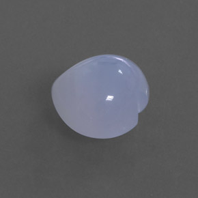 Calcedonia azul natural de 4,52 ct, transparente, transparente / translúcido