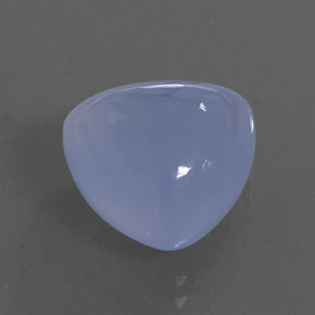 Calcedonia azul natural de 9,54 ct, transparente, transparente / translúcido