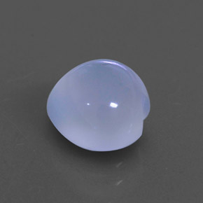 Calcedonia azul natural de 2,25 ct, transparente, transparente / translúcido