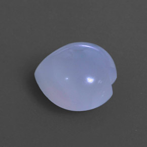 Calcedonia azul natural de 4,77 ct, transparente, transparente / translúcido