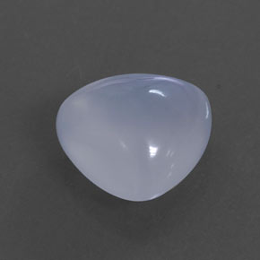 Calcedonia azul natural de 3,44 ct, transparente, transparente / translúcido